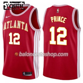 Camiseta Niños NBA Atlanta Hawks Taurean Prince 12 Nike Classic Edition Swingman